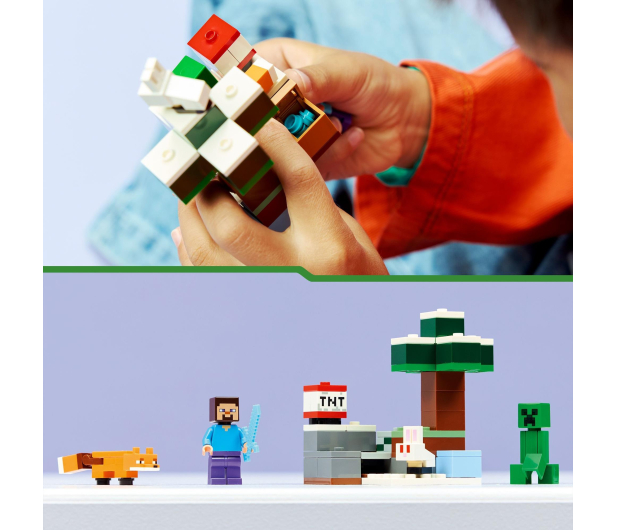 LEGO MINECRAFT 21583 Przygoda Steve’a w tajdze - 1473415 - zdjęcie 13